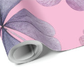 “30x60 Inpakpapier – Roze & Paarse Klaver” (Rol Hoek)