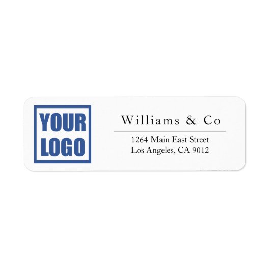 30x Return Label Business Sjabloon-stickers (Voorkant)