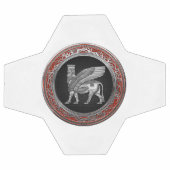 [310] Assyrian Winged Bull - Silver Lamassu Voetbal (Enkel)