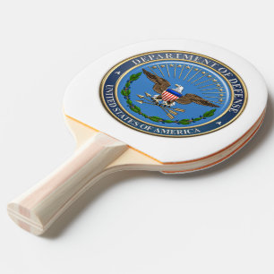 [310] Embleem van het Amerikaanse ministerie van D Tafeltennisbatje