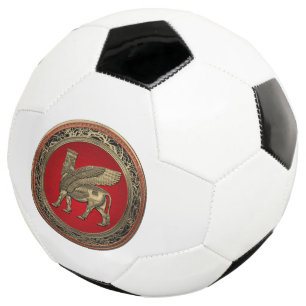 [310] Gevleugelde Stier Assyrian - Gouden Lamassu Voetbal