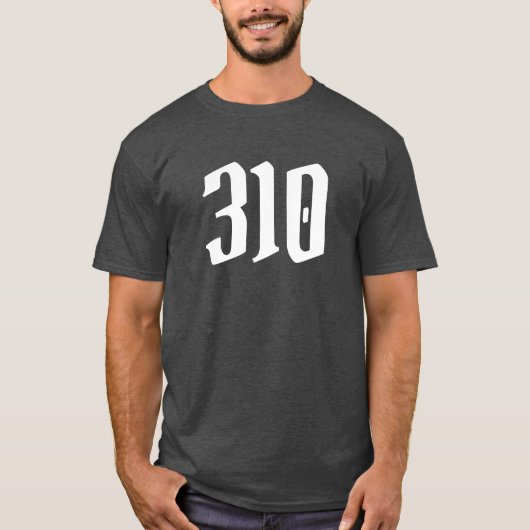 310 Netnummer T-shirt (Voorkant)
