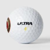 [310] Vegvisir - Viking Gold Magic Runass Golfballen (Logo)