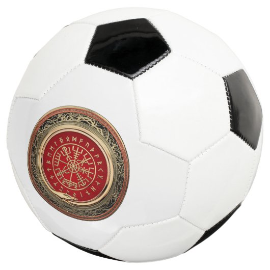[310] Vegvisir - Viking Gold Magic Runass Voetbal (Drie kwart)