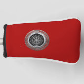 [310] Vegvisir - Viking Silver Magic Runass Golfheadcover (Voorkant)