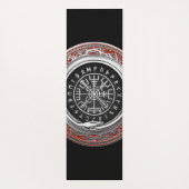 [310] Vegvisir - Viking Silver Magic Runass Yogamat (Achterkant)