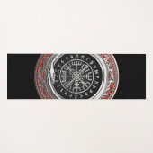 [310] Vegvisir - Viking Silver Magic Runass Yogamat (Voorkant (horizontaal))