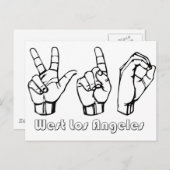 310- - West-Los Angeles Briefkaart (Voorkant / Achterkant)