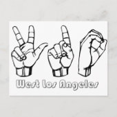 310- - West-Los Angeles Briefkaart (Voorkant)