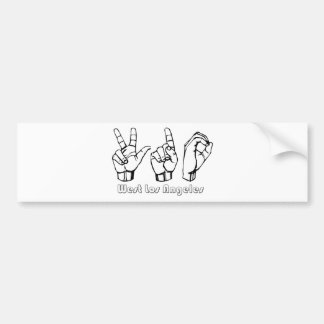 310- - West-Los Angeles Bumpersticker