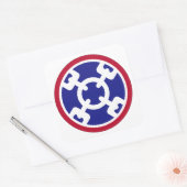 310e Duurzaamheidscommando Vierkante Sticker (Envelop)