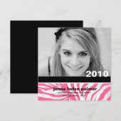 311-Afstuderen bekendmaking | Uitnodiging tot Zebr (Voorkant / Achterkant)