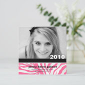 311-Afstuderen bekendmaking | Uitnodiging tot Zebr (Staand voorkant)