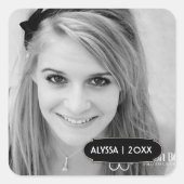 311- Afstuderen Foto Sticker (Voorkant)