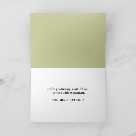 311 Afstuderen gefeliciteerd Kaart (Binnen)