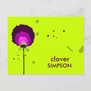 311 Alluring Allium Neon Green Briefkaart