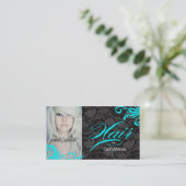 311 Aqua & Lace Hair per Visitekaartje (Staand voorkant)