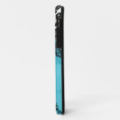 311 Aqua Red Leopard Dream in Lights Lace faux bow Case-Mate iPhone Case (Achterkant/links)