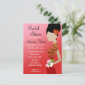 311-AZIATISCHE BRUID DOUCHE UITNODIGING (Staand voorkant)