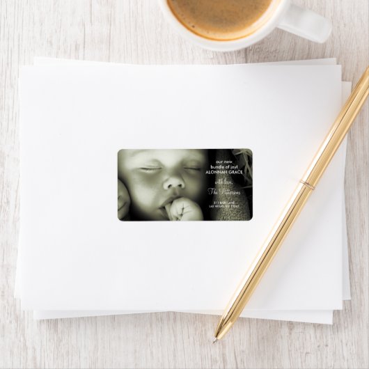 311- Baby-adreslabel Etiket (Insitu)