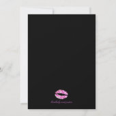 311-Bachelorette/Lingerie Party Invite Kaart (Achterkant)