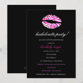 311-Bachelorette/Lingerie Party Invite Kaart (Voorkant / Achterkant)