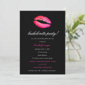 311 Bachelorette Lingerie Party Invite Kaart (Staand voorkant)