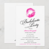 311-Bachelorette Party - Roze Kisses Kaart (Voorkant / Achterkant)