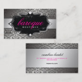 311 Barokke Boutique Hot Pink Visitekaartje (Voorkant / Achterkant)