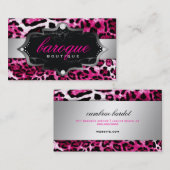311 Barokke Boutique Hot Pink Visitekaartje (Voorkant / Achterkant)