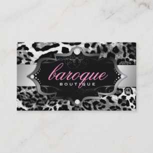 311 Barokke Boutique Leopard Visitekaartje