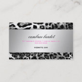 311 Barokke Boutique Leopard Visitekaartje (Achterkant)