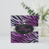 311-Barokprinses Premium metallisch Kaart (Staand voorkant)