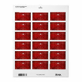 311-betoverd rood label (Full Sheet)