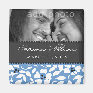 311-BEWAAR DE DATUM GRIJS BLAUW MAGNEET