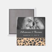 311-BEWAAR DE DATUM PERZIK MAGNEET (Voorkant / Achterkant)