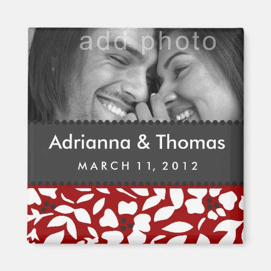 311-BEWAAR DE DATUM RUBY ROOD MAGNEET (Voorkant)