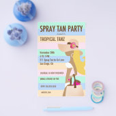 311 Bikini Girl Spray Tan Party Flyer (Enkel)