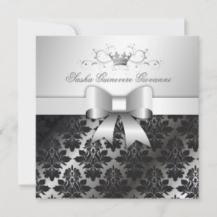 311-Blackberry Truffle Damask Bow Zoet 16 Kaart