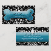 311 Blauwgroen pitch Bark in Posh Pooch Visitekaartje (Voorkant / Achterkant)