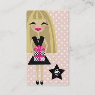 311-BLONDE/STAR/GIFT VISITEKAARTJE