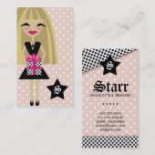 311-BLONDE/STAR/GIFT VISITEKAARTJE (Voorkant / Achterkant)
