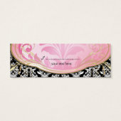 311 Bodacious Boutique Black Hang Label Mini Visitekaartjes (Achterkant)