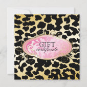 311-Bodacious Boutique Golden Leo Gift Certificate (Voorkant)