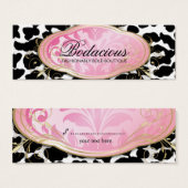 311 Bodacious Boutique Leopard Hang Label Mini Visitekaartjes (Voorkant /achterkant)