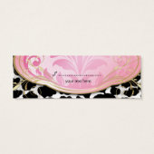 311 Bodacious Boutique Leopard Hang Label Mini Visitekaartjes (Achterkant)