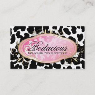 311 Bodacious Boutique Leopard Spots Visitekaartje