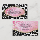 311 Bodacious Boutique Leopard Spots Visitekaartje (Voorkant / Achterkant)
