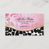 311 Bodacious Boutique Leopard Spots Visitekaartje (Achterkant)