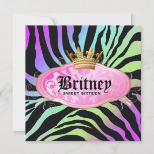 311 Bodacious Zebra Amethyst Rainbow Kaart